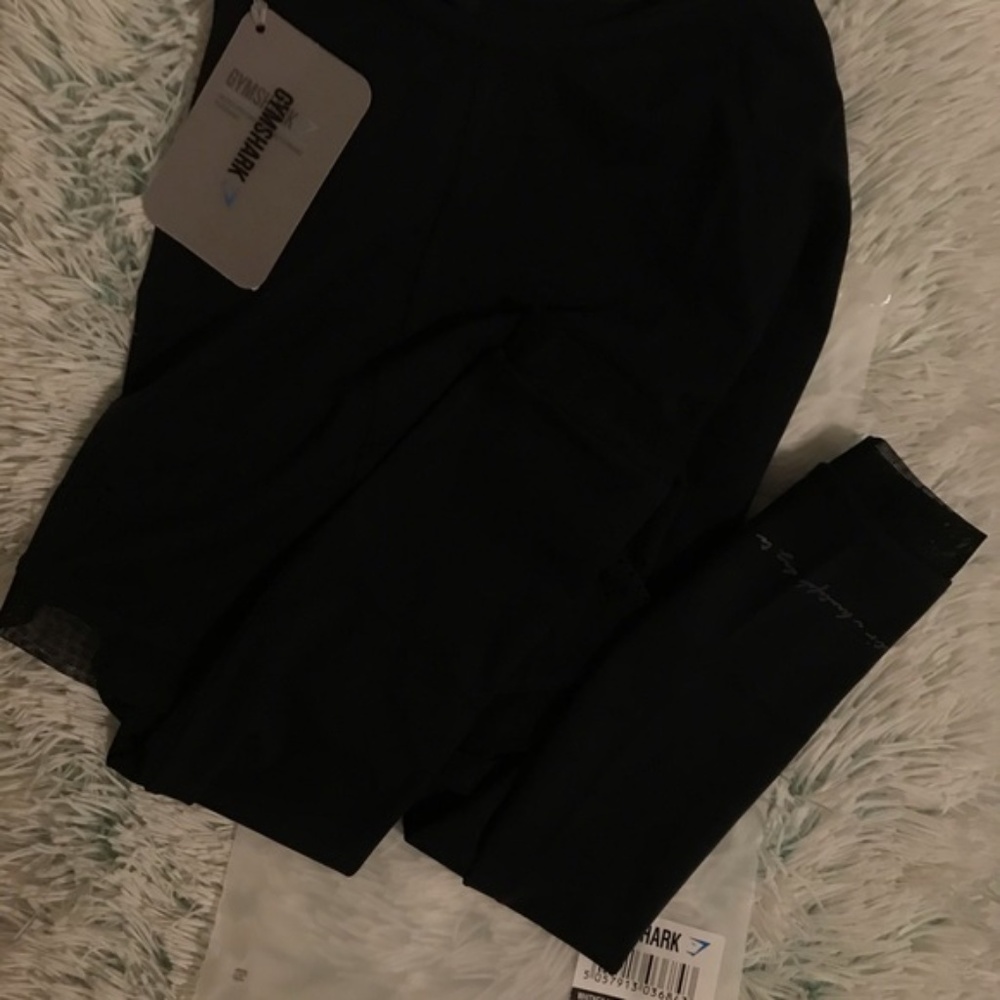 Whitney Simmons x Gymshark Black Crop Top